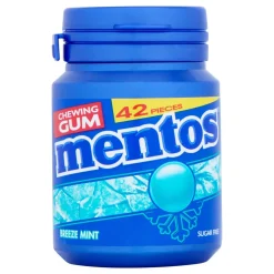 Mentos Kauwgom Breeze Mint Bottle (6x 42 stuks) Hot