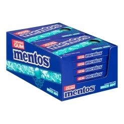 Mentos Kauwgom Breeze Mint Suikervrij Blister (12 stuks) Sale