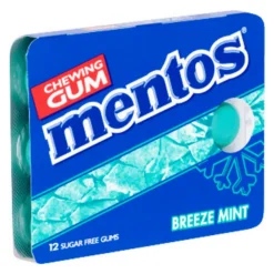 Mentos Kauwgom Breeze Mint Suikervrij Blister (12 stuks) Sale