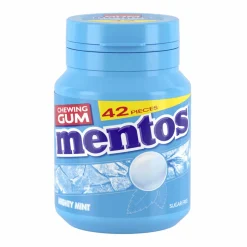 Mentos Kauwgom Mighty Mint Bottle (6x 42 stuks) Hot
