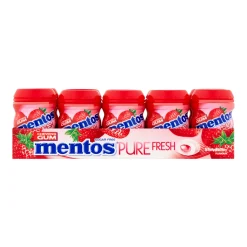 Mentos Kauwgom Pure Fresh Strawberry Mini (10x 12 stuks) New