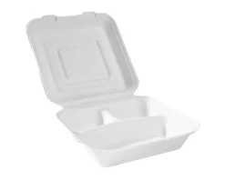 TakeAware Menubak 3-vaks Suikerriet PFAS-vrij (50 stuks) Sale