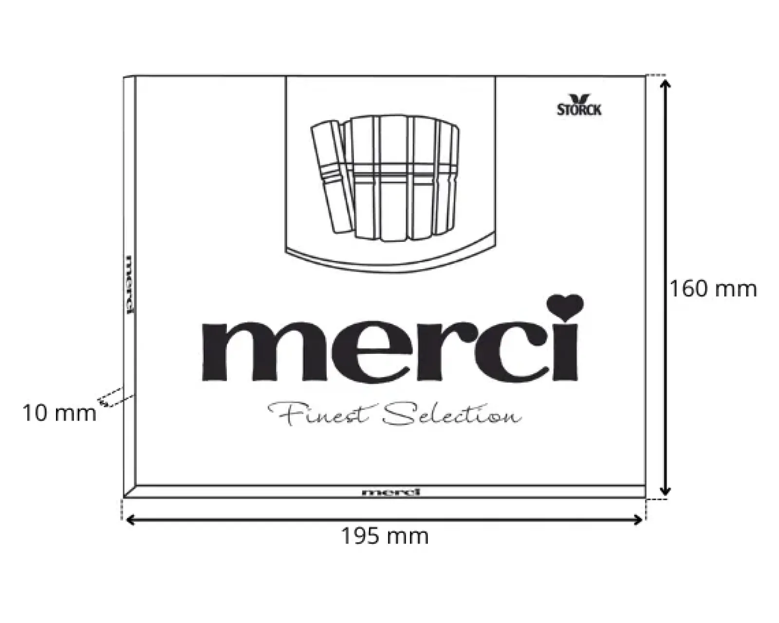 Merci Melk Blauw (10x 250gr) Online