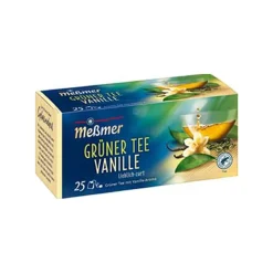 Messmer Gruner Tee Vanille 25x 1.75gr (12 stuks) Hot