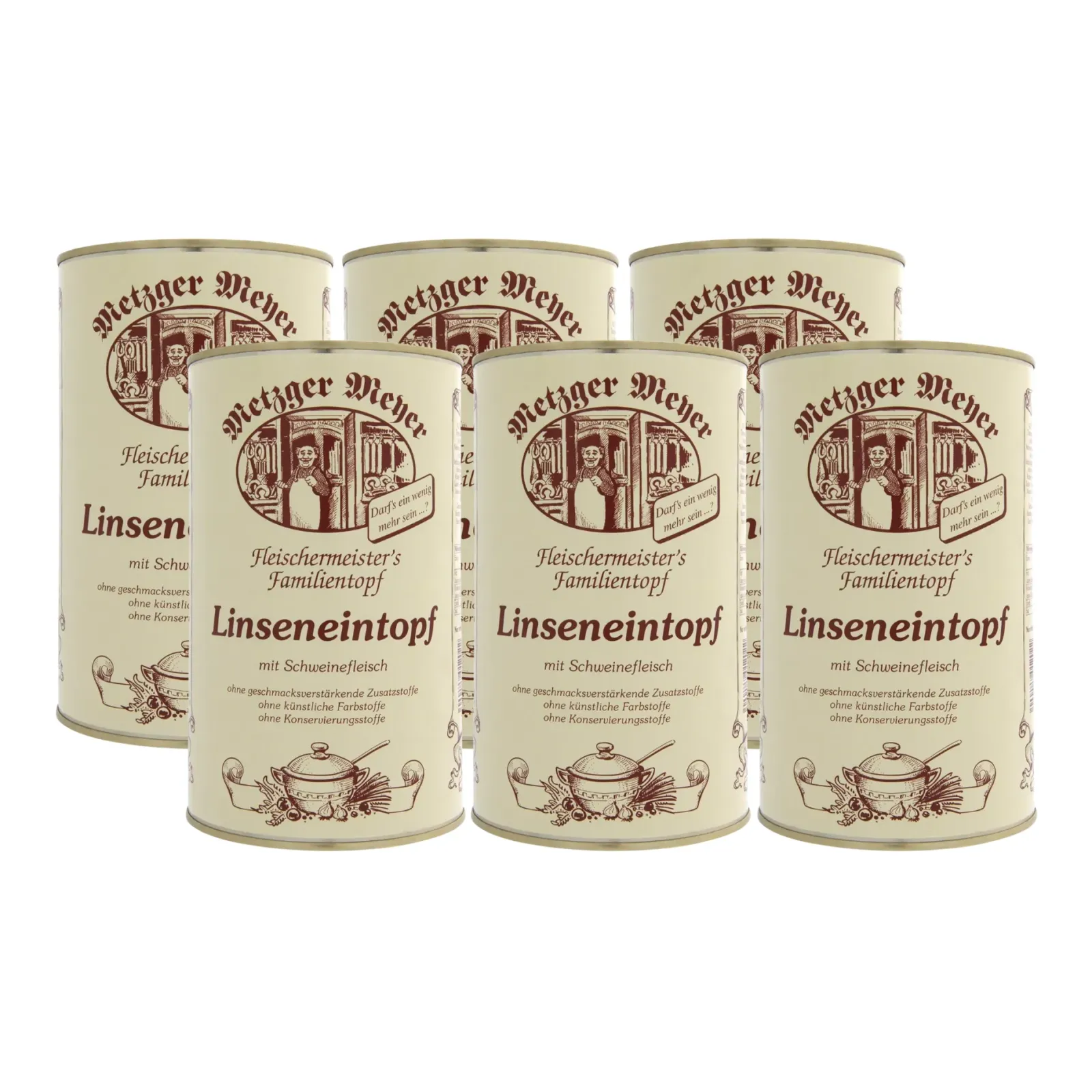 Metzger Meyer Linseneintopf (6x 1.2 liter) New