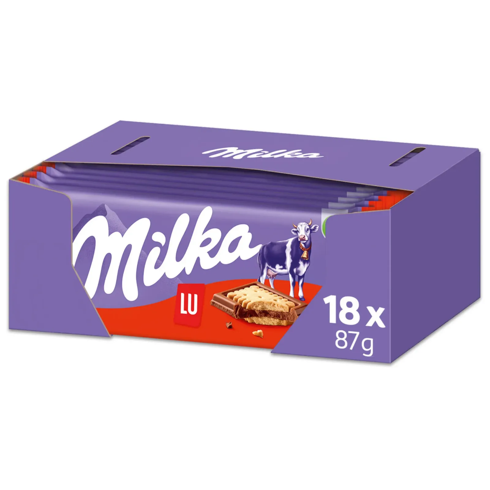 Milka Tablet LU (18x 87gr) Outlet