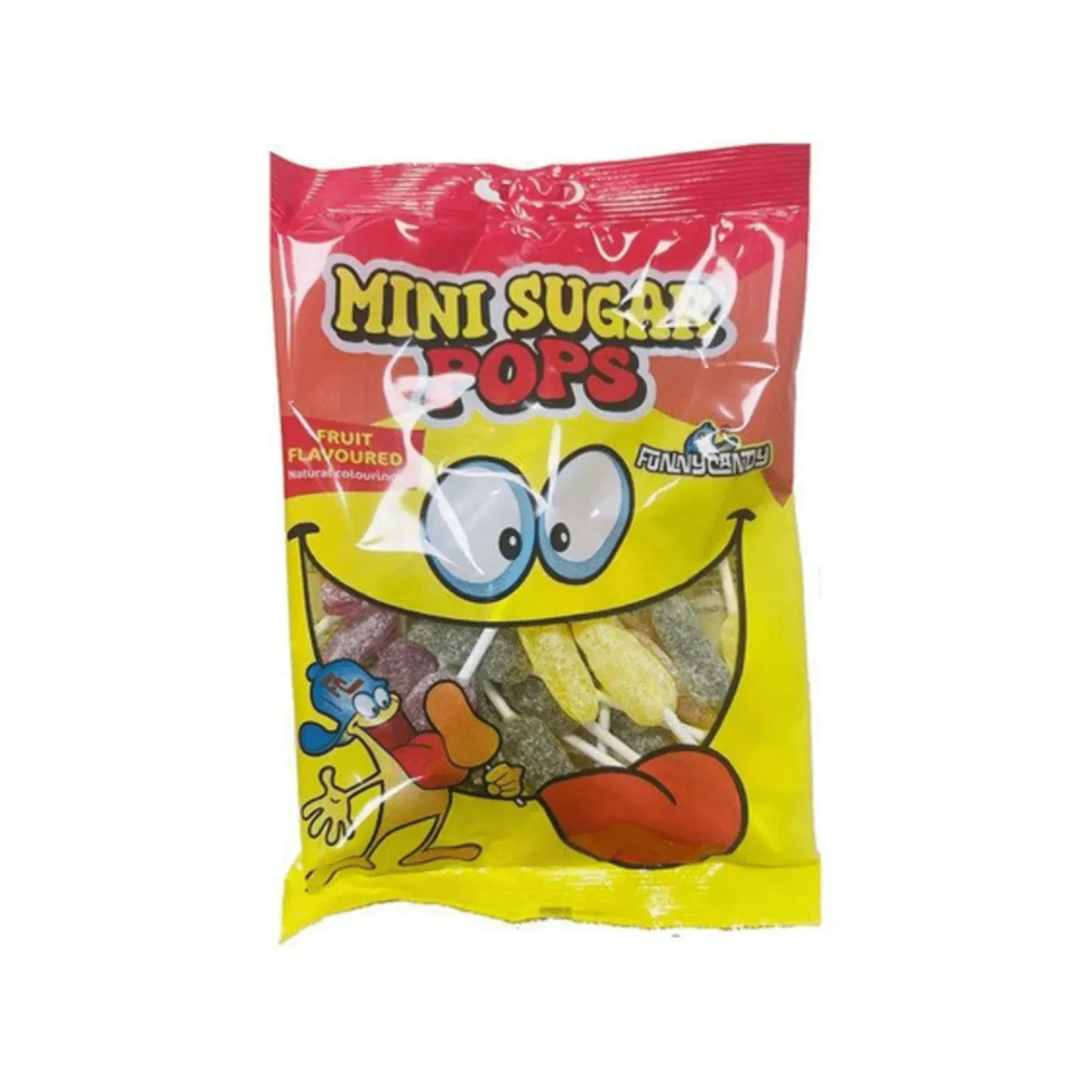 Funny Candy Mini Sugar Pop Zak (24x 150gr) New