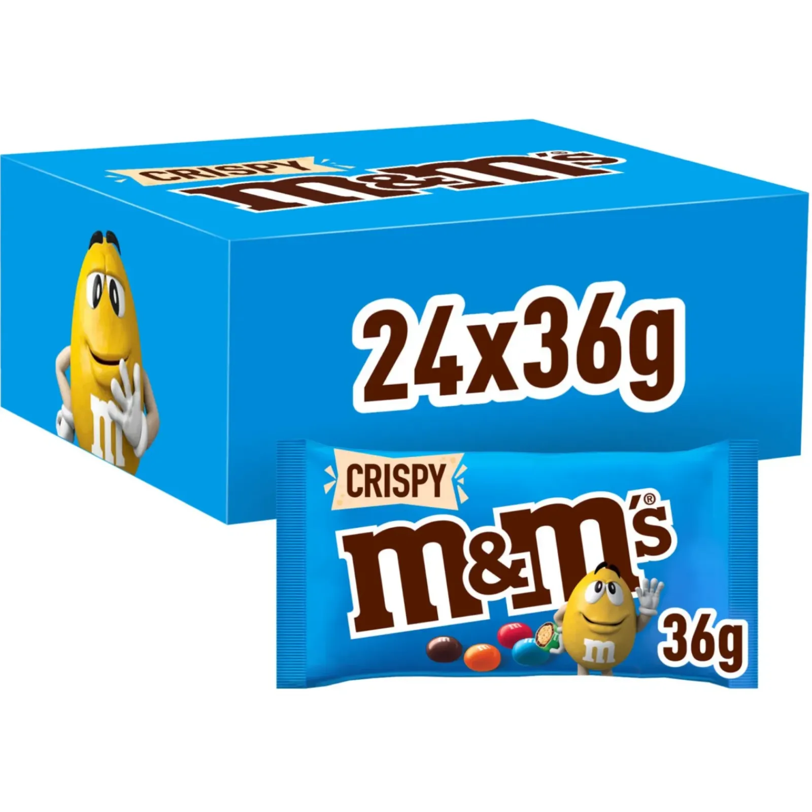 M&M's M&M’s Crispy Single (24x 36gr) Clearance