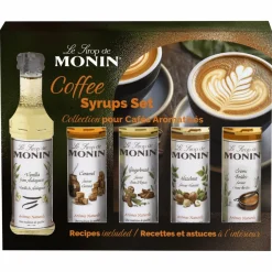 Monin Koffiesiropen Geschenkset (5 x 5cl) Clearance