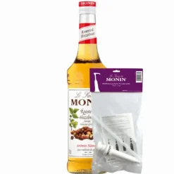Monin Siroop Roasted Hazelnut (70 cl) + Siroop Pompje (10Ml) Sale