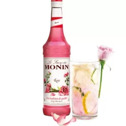 Monin Siroop Rose (70 cl) + Siroop Pompje (10Ml) Best