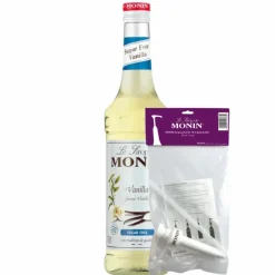 Monin Siroop Vanille Suikervrij (70 cl) + Siroop Pompje (10Ml) Sale