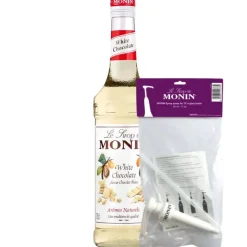 Monin Siroop White Chocolate (70 cl) + Pompje (10Ml) Online