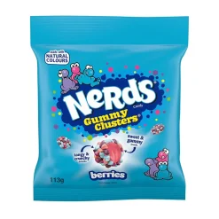 Nerds Gummy Clusters Berries Zakje (10×113 gram) Hot