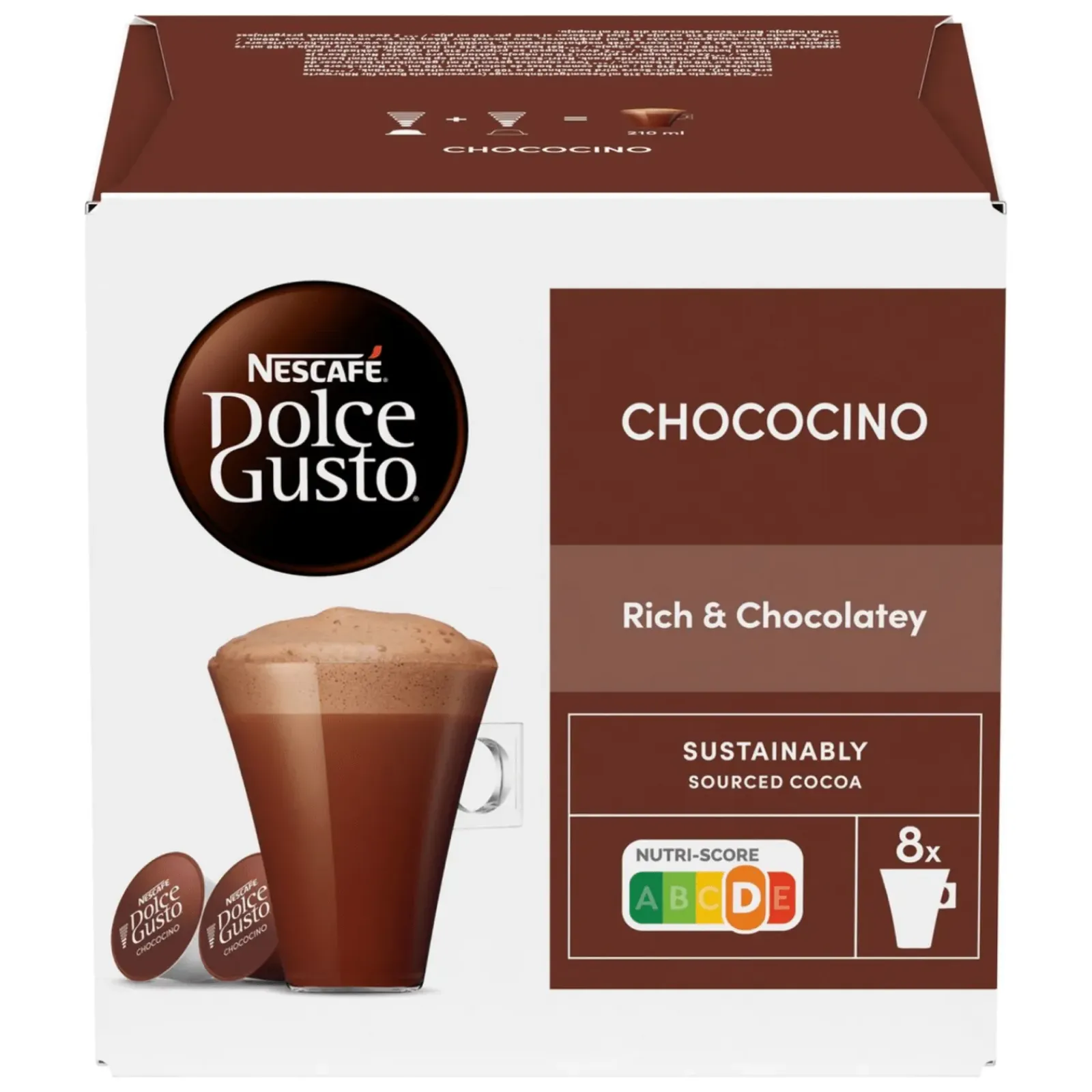 Nescafe Dolce Gusto Chococino (3x 16 cups) New