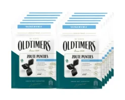 Oldtimers Zoute Puntjes Suikervrij Zakje (12x100gr) Discount
