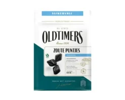 Oldtimers Zoute Puntjes Suikervrij Zakje (12x100gr) Discount