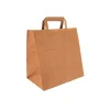 Papieren Draagtas Middel 26+17x27cm Bruin (250 stuks)