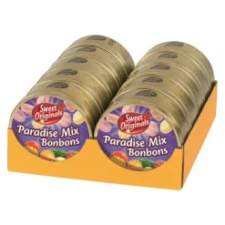 Sweet Originals Paradise fruitmix bonbons blikje 200 gr Clearance
