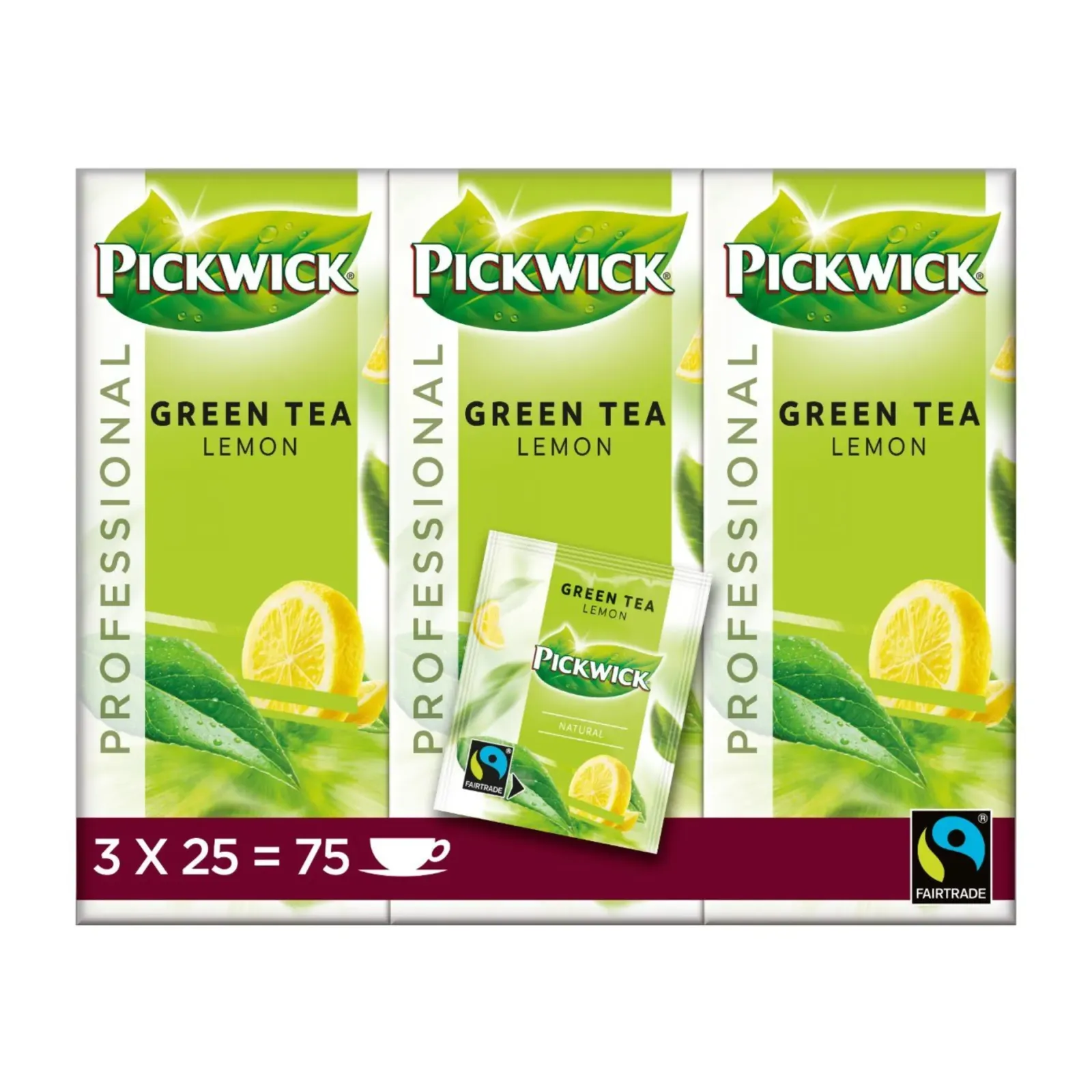 Pickwick Professional Groene Thee Lemon (75x2gr) Outlet