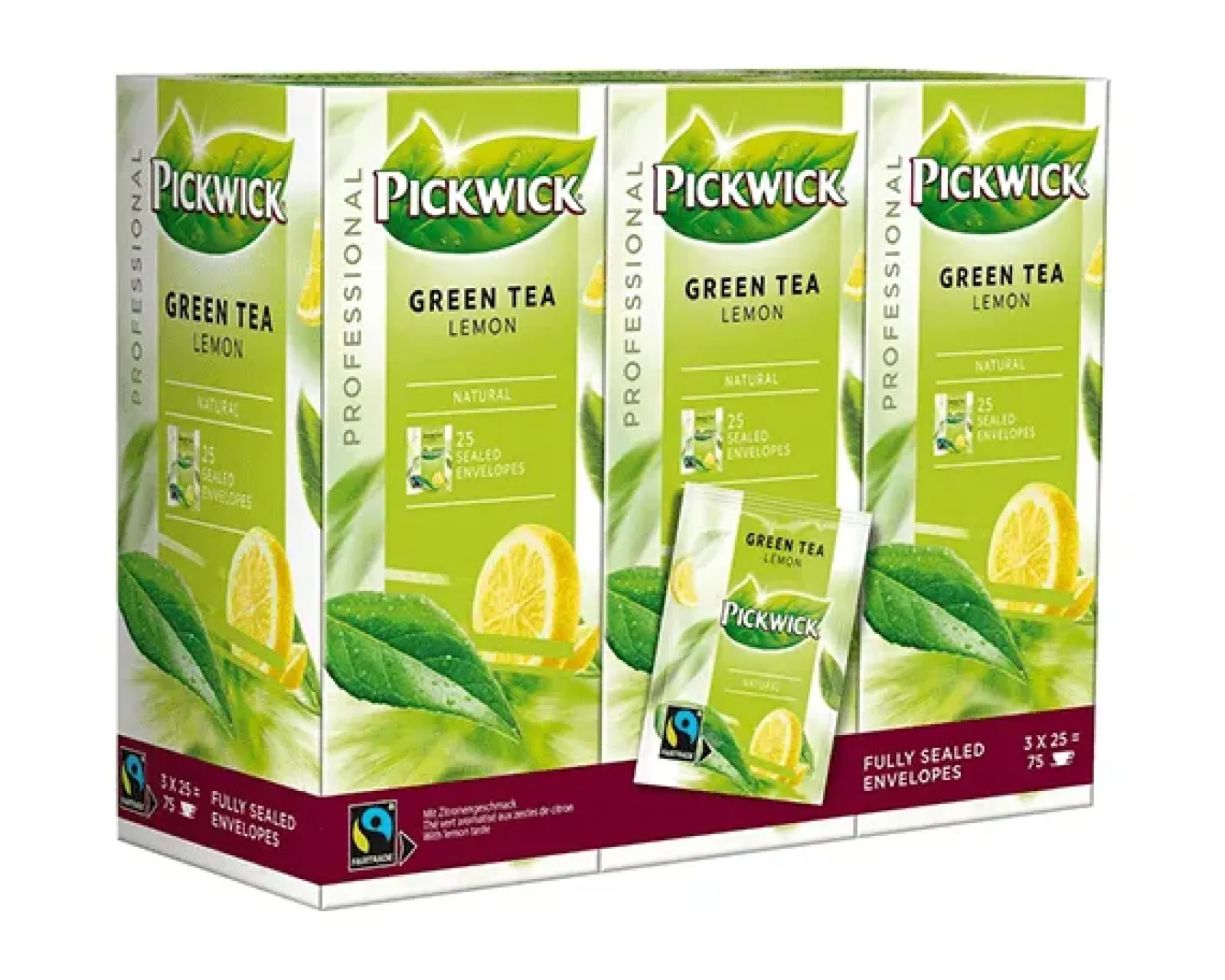 Pickwick Professional Groene Thee Lemon (75x2gr) Outlet