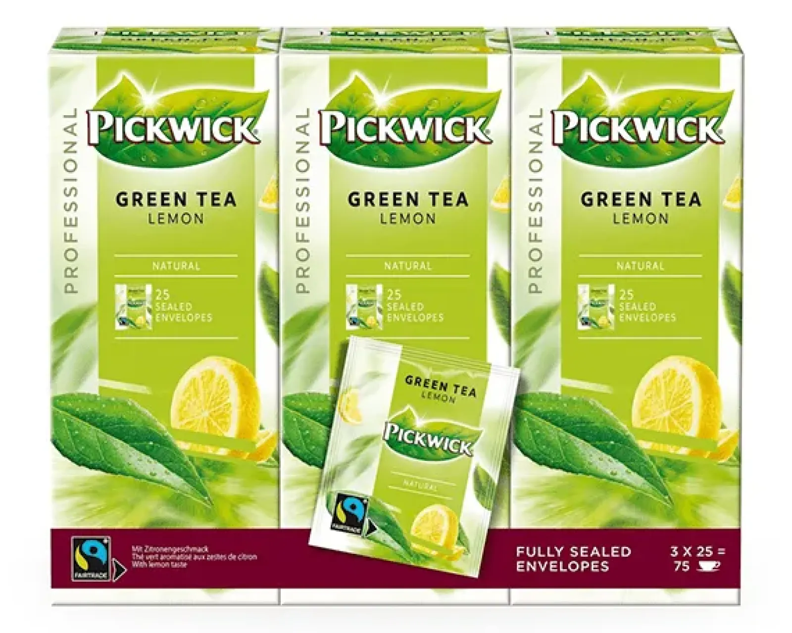 Pickwick Professional Groene Thee Lemon (75x2gr) Outlet