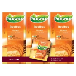 Pickwick Professional Rooibos Honing (75×1,5gr) Hot