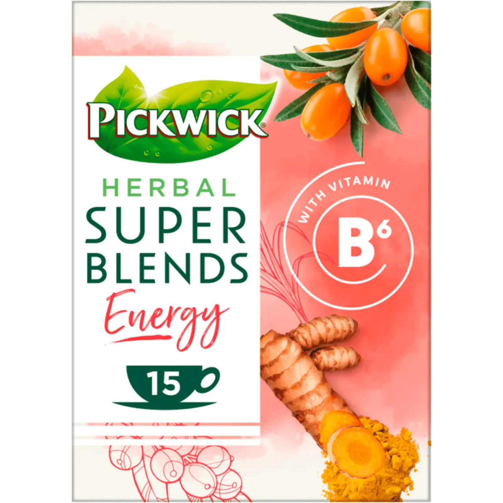 Pickwick Super Blends Energy 1,5gr (4x 15 stuks) New