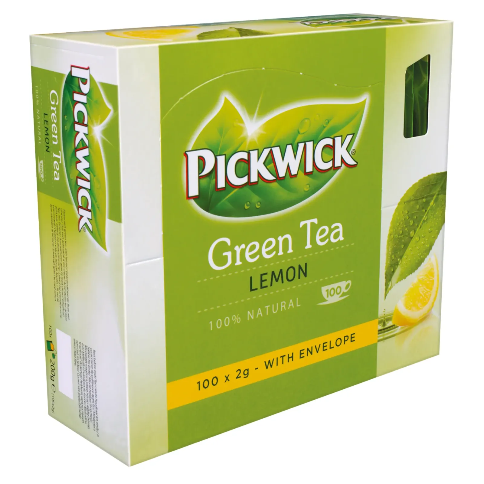 Pickwick TFOC Groene Thee Lemon Met Envelop (100x2gr) Online