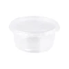 Merkloos Plastic bak + deksel helder (250x 250cc) Outlet