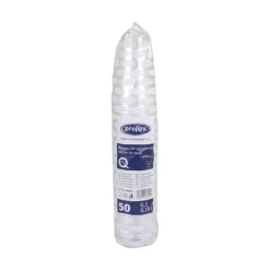 Merkloos Plastic bierglas zacht (50x 250cc) (proppy) Clearance