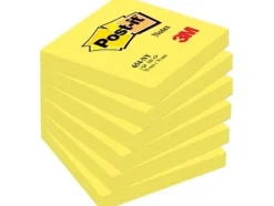 Post-it notes , 100 vel, ft 76 x 76 mm, Neongeel Discount