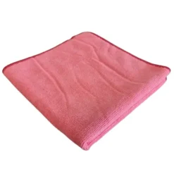 Pure microvezeldoek rood 40x40cm 300gsm (10 stuks)