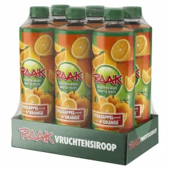 Raak Vruchtensiroop Sinaasappel (6x 750ml) New