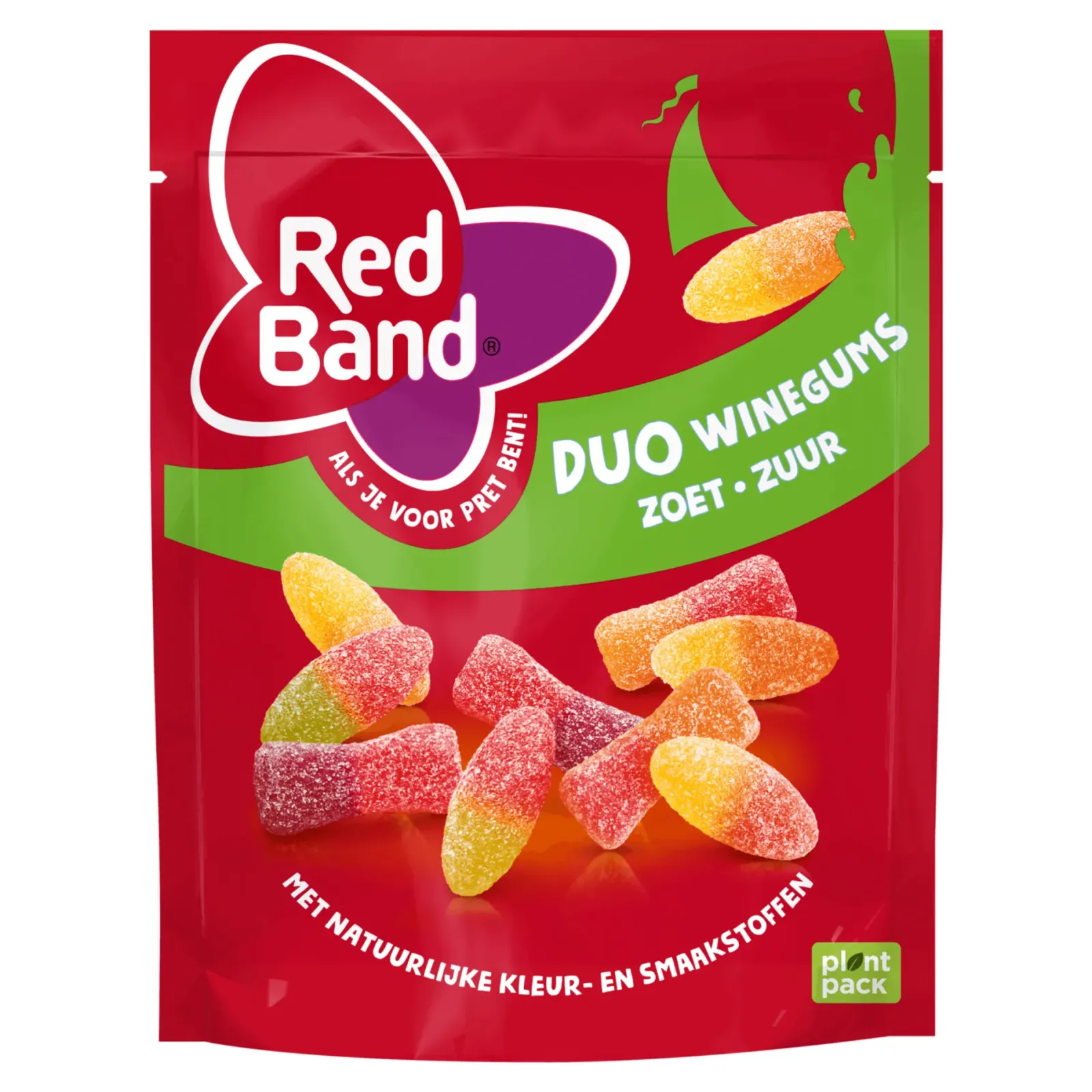 Red Band Duo Winegums Zoet Zuur zak (10x 215g) Online