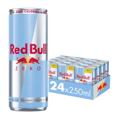 Red Bull energy drink zero blik 250ml (12x 2-pack) Hot