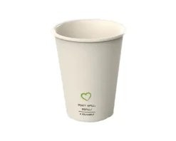 Merkloos Reusable Plastic Koffiebeker Blanco Beige 180cc (20 stuks) Sale