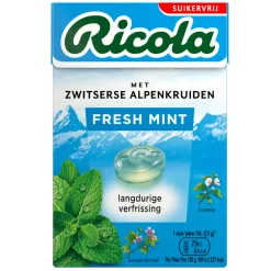 Ricola Fresh Mint doosje (20x 50gr) Online