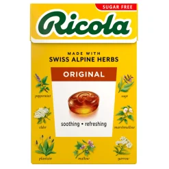 Ricola Gember Sinaasappelmunt doosje (20x 50gr) Outlet