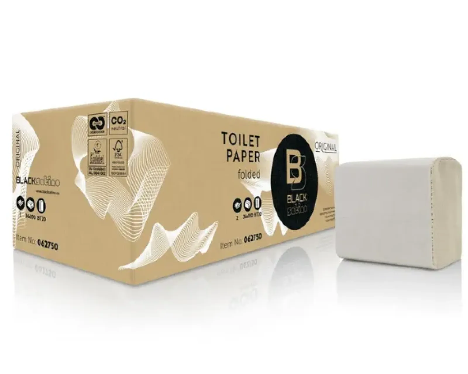 Satino Black Briq Single/Double Folded Toiletpapier (36×190 vel) Best