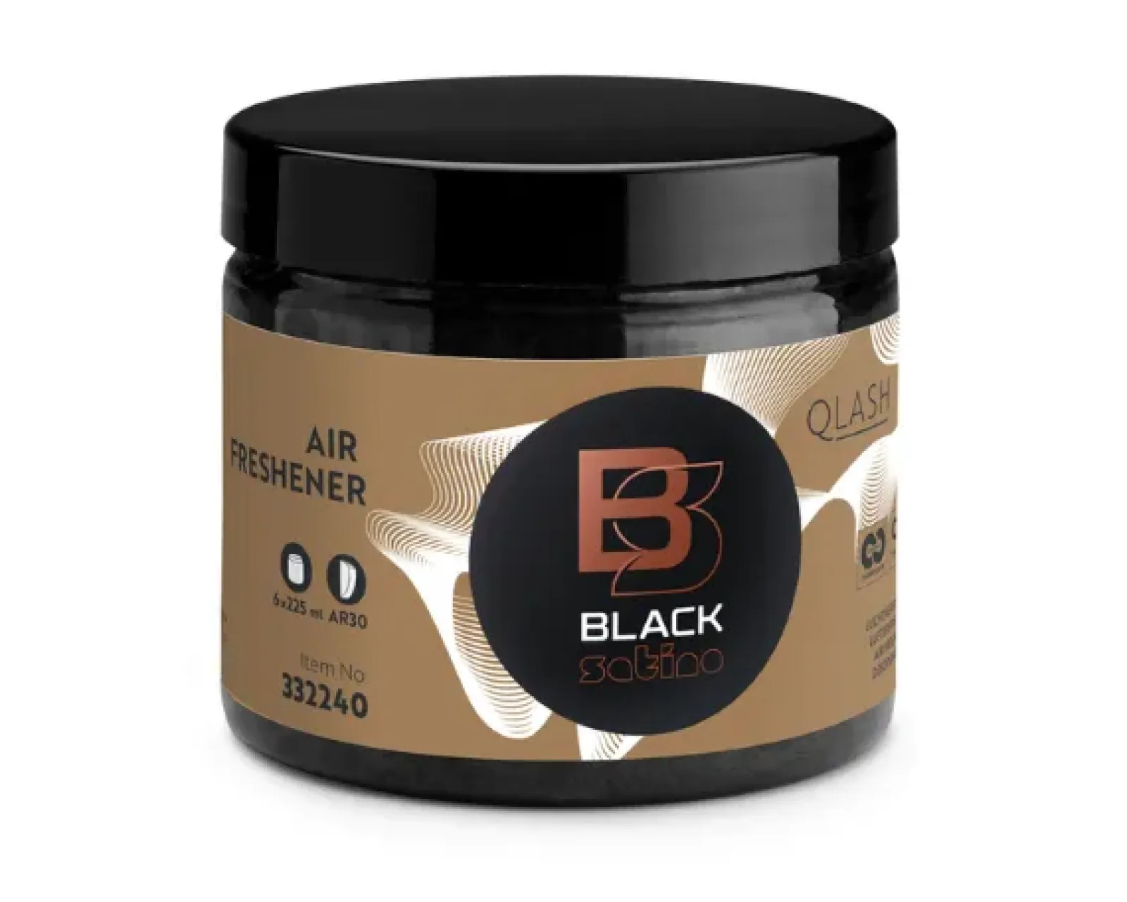 Satino Black Qlash Luchtverfrisser (6x225ml) Clearance