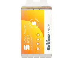 Satino Smart Handdoek V-vouw 2-laags 24x23cm (4000 stuks) Discount