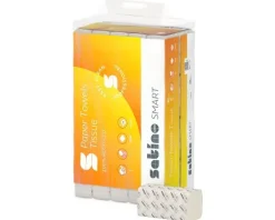 Satino Smart Handdoek V-vouw 2-laags 24x23cm (4000 stuks) Discount