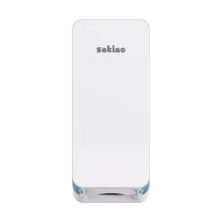 Satino Toiletroldispenser Dubble Rol voor 2 Systeemrollen wit Clearance