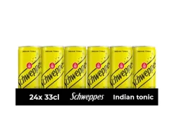 Schweppes Indian Tonic Blik (24x33cl) New