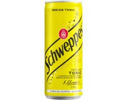 Schweppes Indian Tonic Blik (24x33cl) New