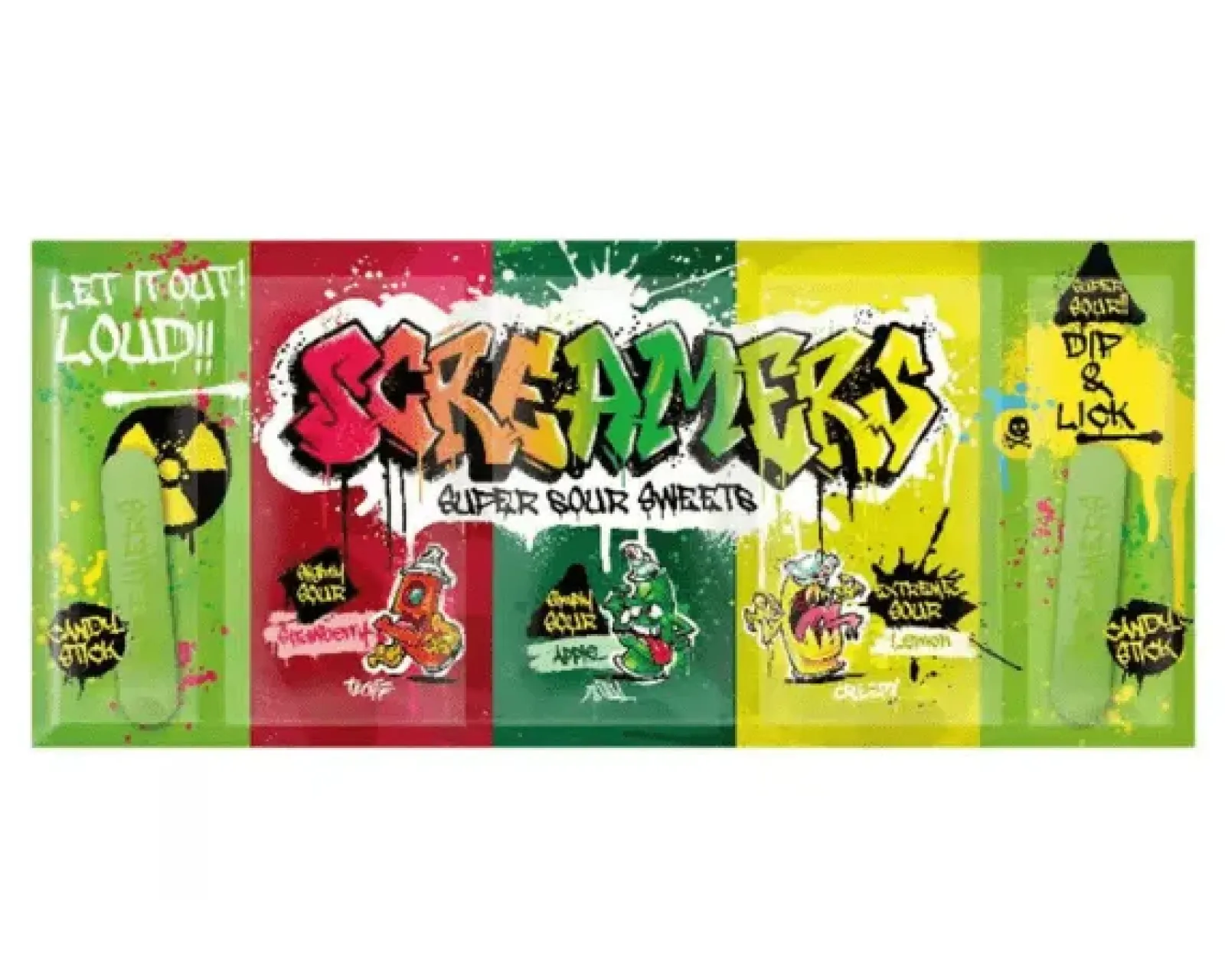 Zed Candy Screamers Dip / Lick (24 x 40 gram) Best