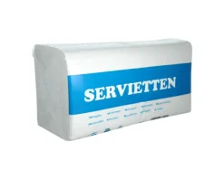 Servet Wit 1-laags 33×33 cm 1/4 vouw (500 stuks) Best