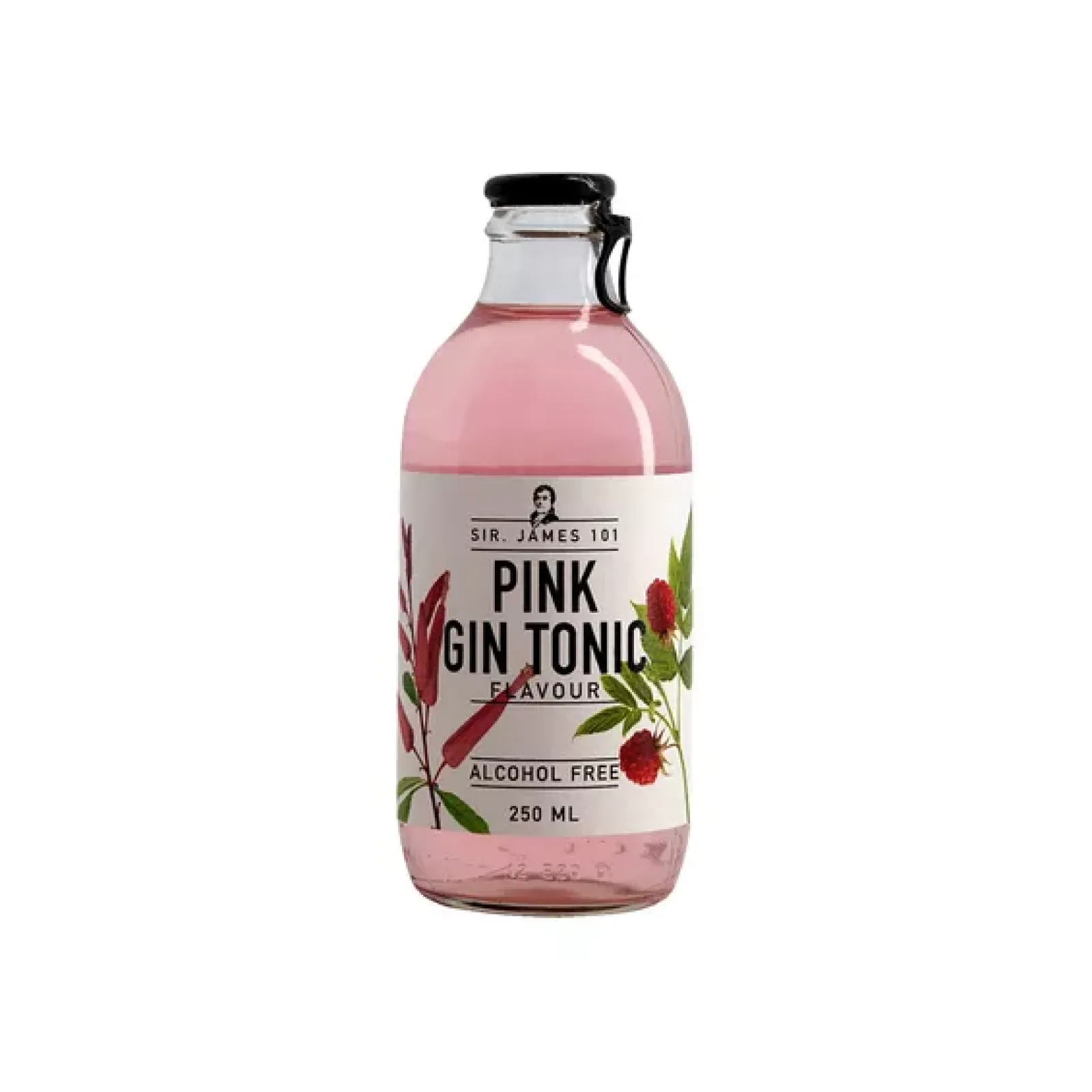 Sir James 101 Pink Gin Tonic 0% Alcohol Flesje (12x 25cl) Discount