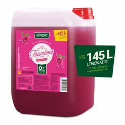 Slimpie Limonadesiroop Framboos Suikervrij 1:28 (5 liter) Sale